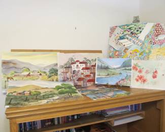 One of our featured items is original fine art by the late artist JEANNE CHARLES