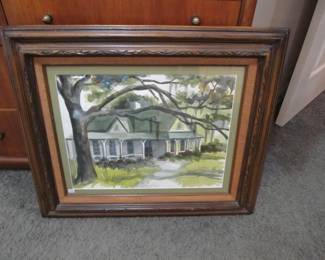 One of our featured items is original fine art by the late artist JEANNE CHARLES