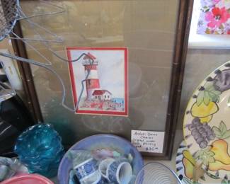 One of our featured items is original fine art by the late artist JEANNE CHARLES