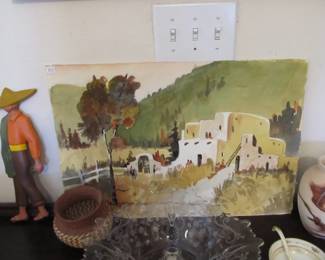 One of our featured items is original fine art by the late artist JEANNE CHARLES