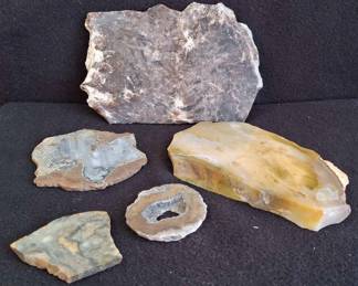 Mixed Rock & Mineral Slab Lot