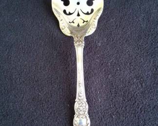 Vintage Sterling Silver Serving Fork * Monogrammed