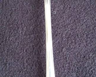 Gorgeous Sterling Silver 9 1/2” Lettuce Fork * Monogrammed