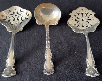 3~ Vintage Sterling Silver Serving Piece * Monogrammed
