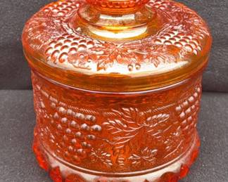 Gorgeous Vintage Fenton Lidded Jar