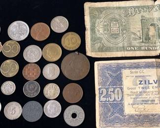 1816 - 1963 Foreign Coin Lot of 30+ Coins * USSR, Greece, Groschen, Kreuzer, Germany