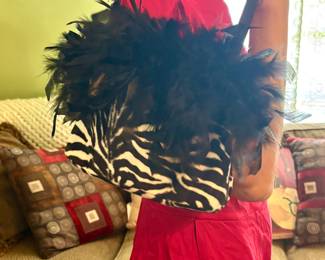 Zebra print bag