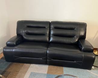 Power leather sofa