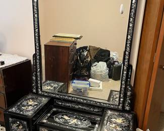 Korean Lacquer Vanity