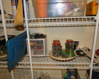 Nuts, and bolts and screws all nicely stored away