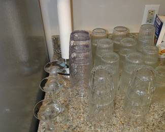 Glassware, all priced at our rock bottom value priced items