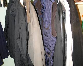 Ok, so men's coats and a vest or two thrown in for good measure