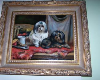LARGE HEAVY BEAUTIFUL PAINTING