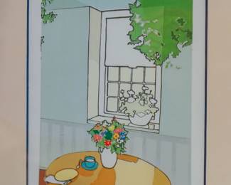 "Sunnyside", print, 1982, by Betty Kubalak, #45 of 50