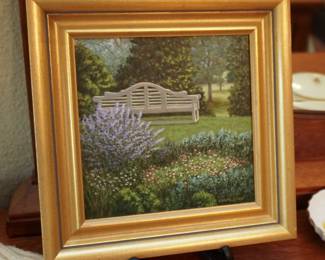 "Oatlands Garden Bench" by Danette Zirkle, 2008