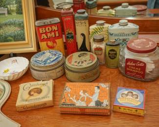 Vintage tin collection