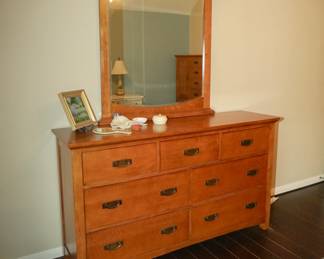 Haverty Mission style bedroom set