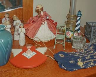 Rookwood vase and other collectibles