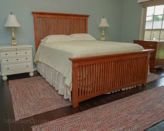 Haverty Mission style bedroom set