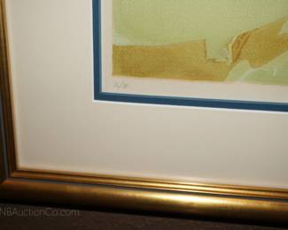 "Virginia Scene" by Francis Brown, 1980, sikscreen print, #2 of 8