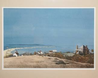 "Hideaway" by B.J. Anderson, 1992, etching