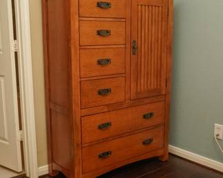 Haverty Mission style bedroom set