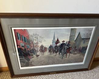 Mort Kunstlet “Lee at Fredericksburg”, signed 16/2000