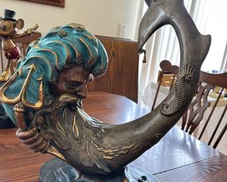 Paul Wagner “Triton” bronze sculpture 18/175 includes COA