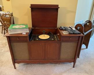 Vintage record player