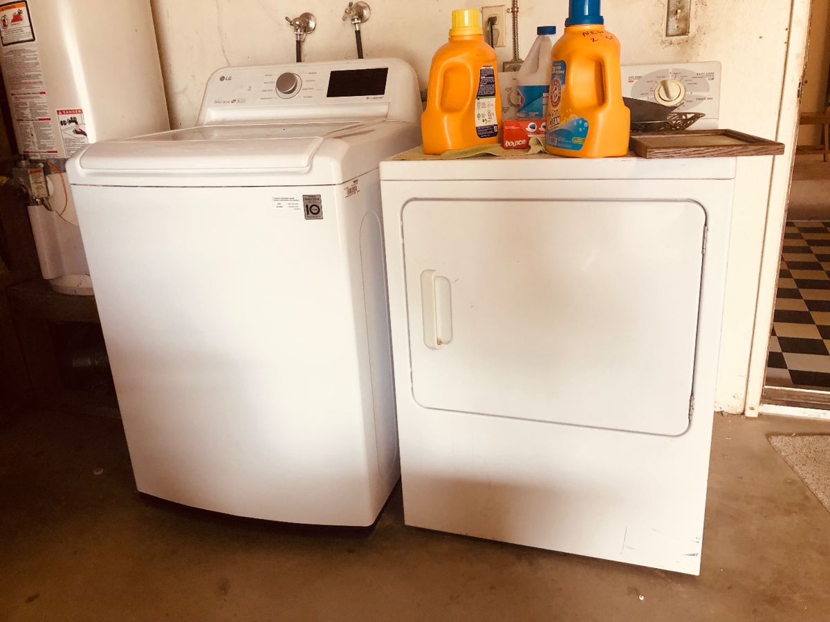 Washer and dryer they work well