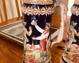 Collectors, German beer mugs