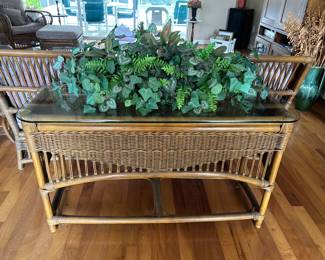 Rattan Sofa Table