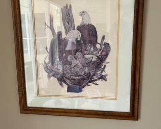 Eagle Family in Nest