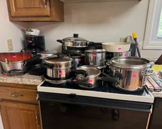 Revereware pots and pans