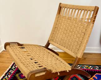 Hans Wegner folding rop chair