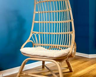 Rattan cacoon chair