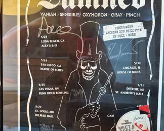 Signed The Damned poster