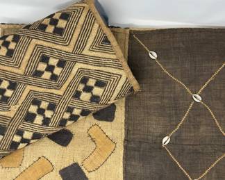 Vintage Kuba cloths from Democratic Republic of Congo/Zaire.