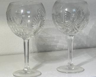 Waterford Crystal Artist Signed Goblet - 2