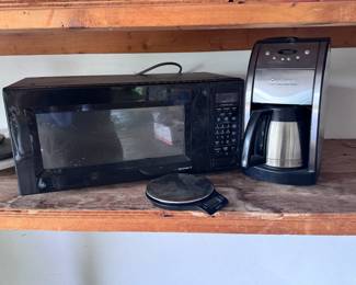Coffee Maker, Microwave, Food Scale