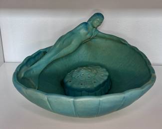 Van Briggle Art Noveau Pottery Siren of the Sean Large