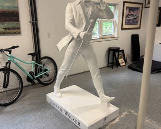 Rare 7" foot very large vintage Johnny Walker Statue
