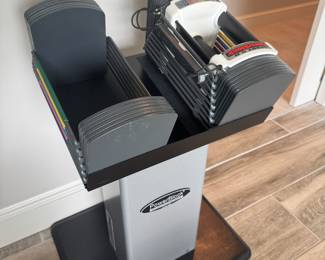 Like new PowerBlock barbel set