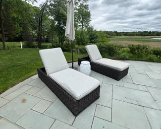 High End Ebel Designer Pool Lounge Chairs