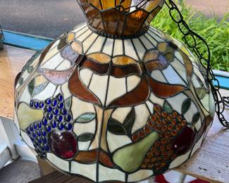 Large Tiffany style lamp