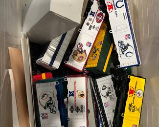 Major league football train set