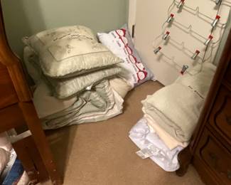 2nd bedroom on right -  Full bed set & linens