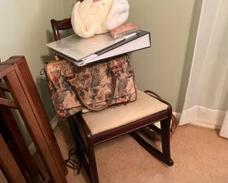Bedroom - vintage rocker and more