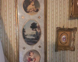 Vintage framed pictures