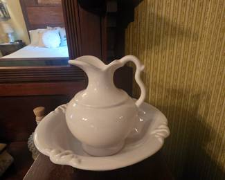 Vintage pitcher & bowl